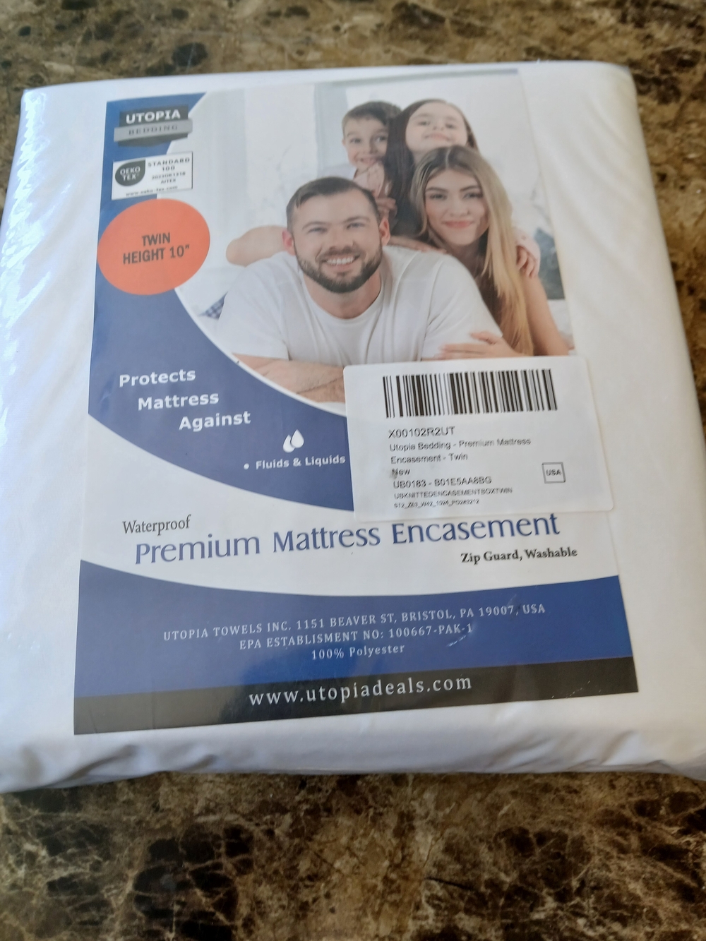 Utopia Bedding Waterproof Premium Mattress Encasement - White (Twin)